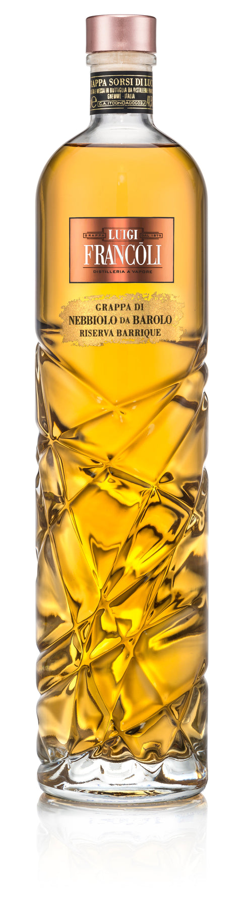 Grappa LF Sorsi di Riserva Nebbiolo da  Barolo br 700-41,5